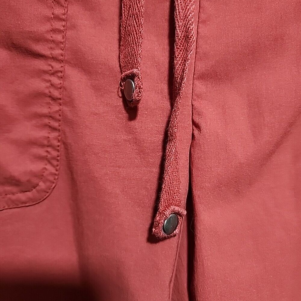 Prana Cropped Drawstring Pants in Brick Red - Picture 7 of 14